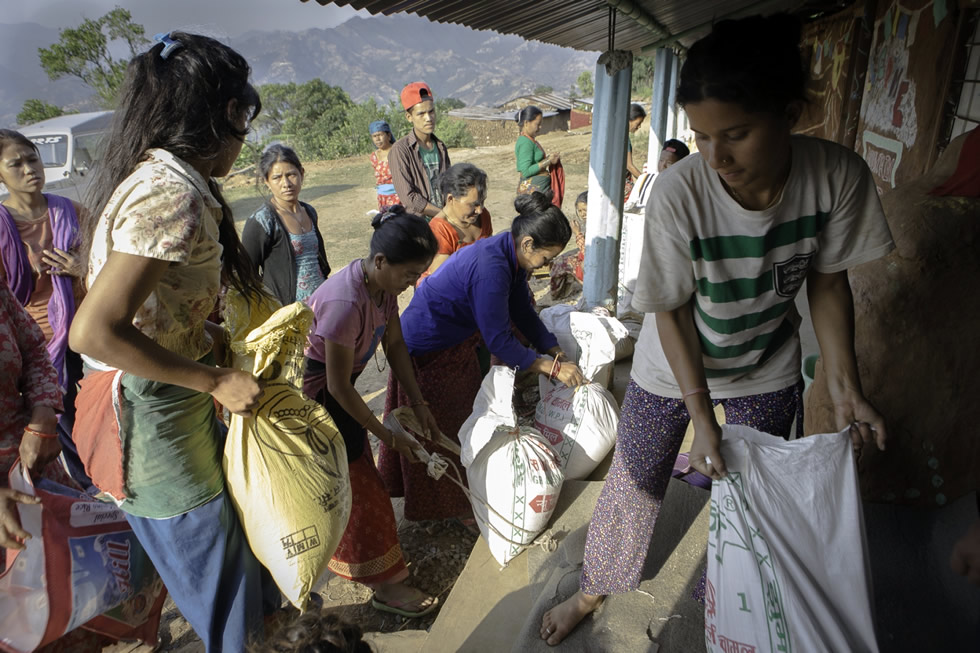 Women of Her Farm Care for Earthquake Survivors in Nepal